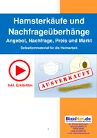 Vorschau - Arbeitsblätter - Hamsterkäufe bei Toilettenpapier mit Erklärvideo - Deckblatt