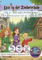 Vorschau - Arbeitsblätter - Lesen Malen und Hören - Luzi in der Zauberschule - Arbeitsblätter zur Leseförderung - Deckblatt