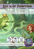 Vorschau - Unterrichtsreihen - Lesen, Hören & Malen – Luzi in der Zauberschule | Teil 4: Das Geheimnis des Froschkönigs - Deckblatt