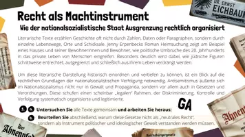 Vorschau - Unterrichtsreihen - 5. Die Heimsuchung: Antisemitische Dekrete im Kontext des Romans „Die Heimsuchung" - Seite 2