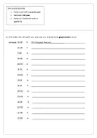 Vorschau - Arbeitsblätter - Die Uhrzeit auf Englisch - Arbeitsblatt - Seite 1
