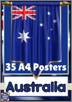 Vorschau - Poster - 35 Australia Fact Posters - Deckblatt