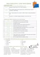 Vorschau - Arbeitsblätter - Worksheet Travelling - Advanced Vocabulary B1+/B2 Level - Seite 1