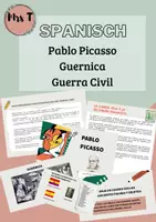 Vorschau - Arbeitsblätter - Picasso- Guernica- Guerra Civil - Deckblatt