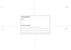 Vorschau - Arbeitsblätter - Methode: Papiergespräch- (Meinungs)fragen beantworten - Seite 2