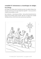 Vorschau - Arbeitsblätter - Material zum Dreikönigstag - Infos, Ausmalbilder & Rätsel - Seite 3