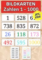 Vorschau - Aufgabenkarten - Zahlenraum bis 1000 – Digitale Zahlenkarten für Unterricht & Förderung - Deckblatt
