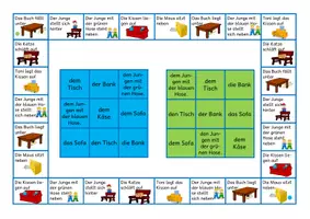 Vorschau - Spiele - Wechselpräpositionen - Bingo - Seite 1