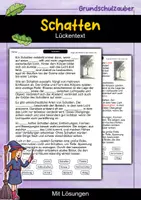 Vorschau - Arbeitsblätter - Schatten und Licht | Lückentext | Physik | Optik - Deckblatt