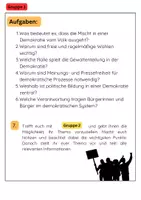 Vorschau - Arbeitsblätter - Verfassungsprinzipien Gruppenarbeiten: Demokratie, Rechtsstaat, Sozialstaat, Föderalismus - Seite 2