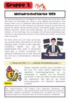 Vorschau - Arbeitsblätter - Wirtschaftskrisen Gruppenarbeit: 2008, Corona & Energiekrise - Seite 1