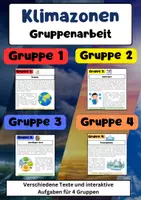 Vorschau - Arbeitsblätter - Klima, Wetter & Jahreszeiten Bundle: Klimazonen, Wetterphänomene, Klimawandel & Vegetation - Seite 1