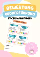 Vorschau - Anderer Materialtyp - Bewertungsraster Ordner - Deckblatt
