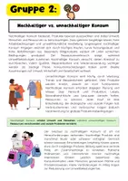 Vorschau - Arbeitsblätter - Konsum Gruppenarbeit: Werbung, Nachhaltigkeit; Jugend & Umwelt - Seite 3