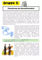 Vorschau - Arbeitsblätter - Start-ups Gruppenarbeit: Gründung, Finanzierung & Chancen - Seite 3