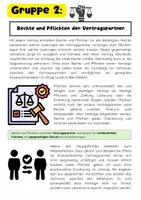 Vorschau - Arbeitsblätter - Verträge Gruppenarbeit: Vertragsarten, Rechte & Pflichten - Seite 3