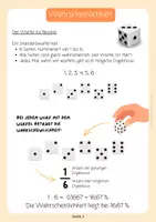 Vorschau - Arbeitsblätter - Wahrscheinlichkeit mit dem Würfel erkunden - Seite 2