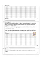 Vorschau - Arbeitsblätter - Mathe-Probe Kl. 4 - Multiplikation & Division, Sachaufgaben, Längenmaße, €, Kommazahlen, Bruchzahlen - Seite 3
