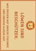Vorschau - Poster - Klassenposter Löwenklasse (Zusammenhalt, Stärke...) - Seite 2