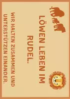 Vorschau - Poster - Klassenposter Löwenklasse (Zusammenhalt, Stärke...) - Seite 3