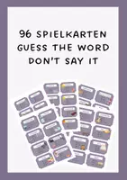 Vorschau - Spiele - Guess the word Don't say it Englisch Vokabelspiel 96 Karten - Deckblatt