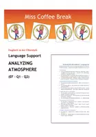Vorschau - Merkblätter - Analyzing the Atmosphere - Language Support | Scaffolds (EF / Q1 / Q2) - Deckblatt