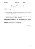 Vorschau - Test - Klausuren-Bundle - "Heimsuchung" von Jenny Erpenbeck (3 Stück inkl. EWH) - Seite 1