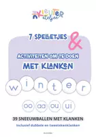Voorbeeld - Winter - rekenen en letters - Pagina 1