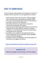 Voorbeeld - Winter - rekenen en letters - Pagina 2