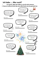 Vorschau - Spiele - Ich habe... Wer noch? - Austausch nach den Weihnachtsferien - Deckblatt