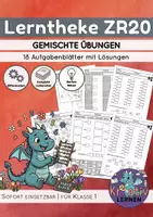 Vorschau - Arbeitsblätter - Lerntheke Mathematik Klasse 1 Fit im Zahlenraum 20 - Frühling - Deckblatt