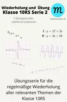 Vorschau - Arbeitsblätter - Übungs-/Vertretungsstunden/AB-Serie Mathe 10RS/Serie2 7 AB - Deckblatt