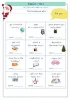 Vorschau - Arbeitsblätter - Bingo Time_ After Christmas Holidays - Seite 2