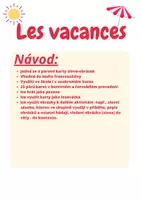 Náhled - Dovolena, FRJ, pexeso_francouzština slovíčka - boční 1