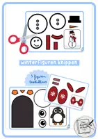 Voorbeeld - Knipoefeningen winter - Pagina 1