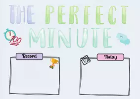 Vorschau - Spiele - The perfect minute Poster - Deckblatt