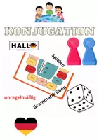 Náhled - Konjugation II., unregelmäßiges Verb, Brettspiel - krycí list