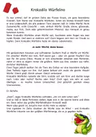 Vorschau - Text - Größer, kleiner, gleich I Kurzgeschichte zum Krokodilo Würfelino - Seite 1