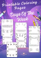 Aperçu - Apprentissages en autonomie - Days of the week coloring - Page de couverture