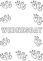Aperçu - Apprentissages en autonomie - Days of the week coloring - Page 3