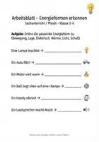 Vorschau - Arbeitsblätter - Energie – Formen & Umwandlungen (Sachunterricht / Physik, Klasse 3–6) - Seite 3