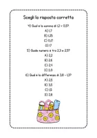 anteprima - Esercizi - Schede didattiche sui numeri decimali - Pagina 3
