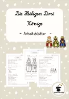 Vorschau - Arbeitsblätter - Die Heiligen Drei Könige – Arbeitsblatt zum Dreikönigstag | Religion Klasse 1–2 - Deckblatt