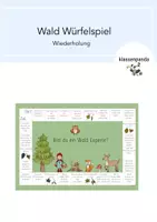 Vorschau - Spiele - Wald Würfelspiel zur Wiederholung - Deckblatt
