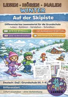 Vorschau - Mal- und Bastelvorlagen - Lesen Verstehen Malen und Hören - Alle Leseübungen mit Hörverstehen in einem Paket (18 in 1) - Seite 1