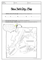 Vorschau - Arbeitsblätter - New York City: Steckbrief und Landkarte - Seite 3