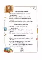 anteprima - Flashcard - TESTO NARRATIVO La biblioteca dei quaderni dimenticati - Pagina 2
