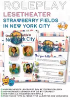 Vorschau - Arbeitsblätter - Lesetheater / Rollenspiel für den Englischunterricht "Strawberry Fields in NYC" - Klasse 6-8 - Deckblatt