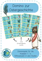 Vorschau - Spiele - Domino zur Ostergeschichte - Klasse 1-4 - Deckblatt