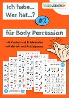 Vorschau - Spiele - Musik Ich Habe Wer hat Bodypercussion Spiel kombiniert mit Notenwerten • auch Musik fachfremd - Deckblatt
